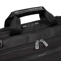 Targus CitySmart 15.6" Laptop Bag - Stylish & Durable Polyester/Polyurethane - Black/Grey - Perfect for On-the-Go Professionals!